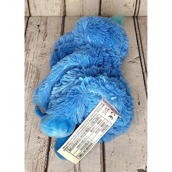 7" Warmies Juniors Blue Dinosaur Plush Toy Hugging Arms Microwavable Weighted - Picture 3 of 3